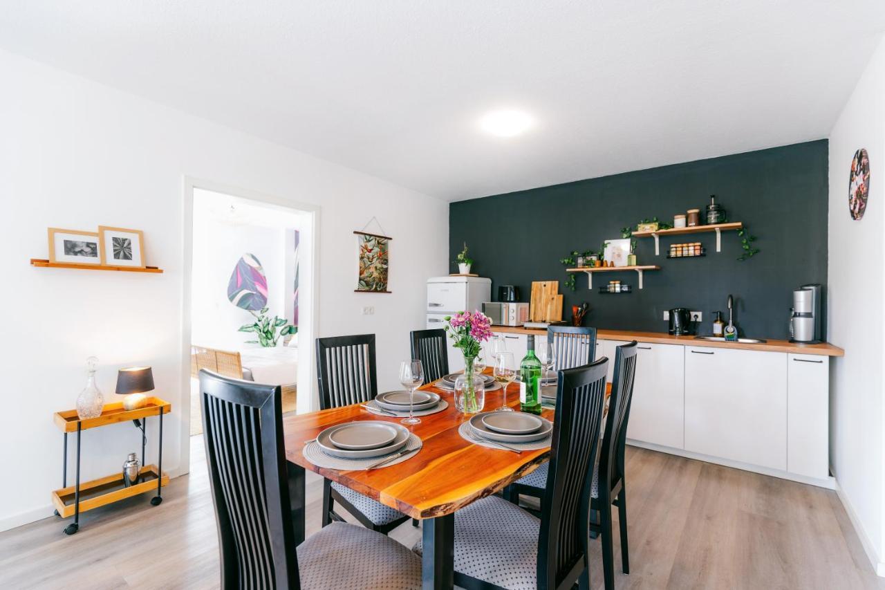 Gruene Wohnoase - Stilvoll - Balkonidylle - Zentrum 노이비트 외부 사진